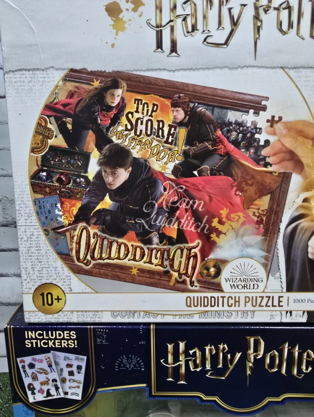 Harry Potter 2pc Craft Bundle Hogwarts Express Painting Quidditch 1000pc Puzzle